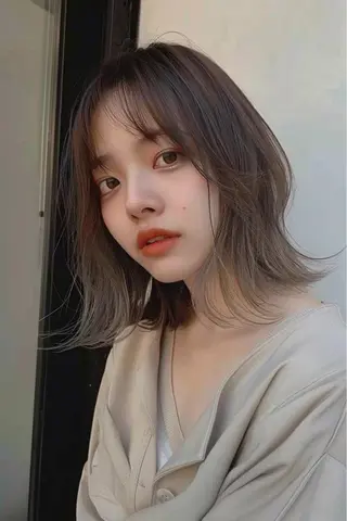 ミディアム カラー 最新ケアカラー 髪質改善YUTOのヘアスタイル