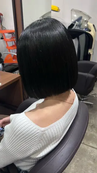 ミディアム 中島 万凜のヘアスタイル