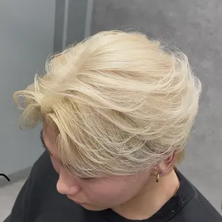 パーマ メンズ フェザーオーダー Ｎｏ．1美容師のヘアスタイル