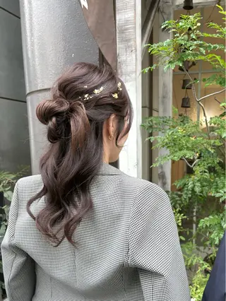 ロング 鈴木 奈波のヘアスタイル