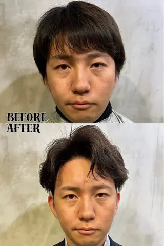 パーマ メンズ メンズパーマ専門店 【店長】⚜️イチカワのヘアスタイル