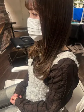 ロング HAPPY VERY所属・つじ なちのヘアスタイル