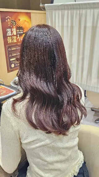 セミロング カラー UNIX ららぽーと豊洲店所属・透明感カラー️🫧‪ ℝ𝕚𝕟𝕒のヘアスタイル