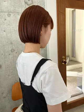 ショート ボブ×縮毛矯正 ryotaのヘアスタイル