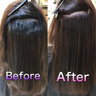 セミロング 髪質改善満足度NO1 山下のヘアスタイル