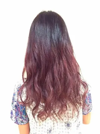 セミロング ロング カラー 【Sweep】おじま のぞみのヘアスタイル