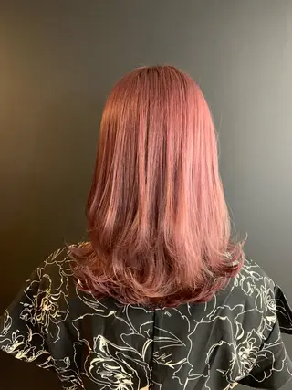 ロング カラー ヘアアレンジ 🦋韓国ヘア 坂本 菜摘🦋のヘアスタイル