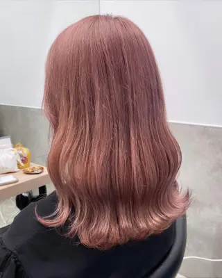 ミディアム カラー 💗ガーリーヘア🎀 saki💗のヘアスタイル