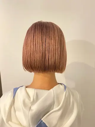 ショート カラー LATTE  渋谷所属・♡レイヤーカット れお♡のヘアスタイル