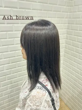 ミディアム カラー For.c.c.c.c所属・近藤 ちかのヘアスタイル