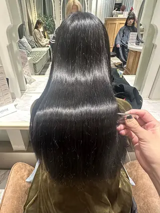 ロング MASHU韓国ヘア/ レイヤー/透明感カラのヘアスタイル