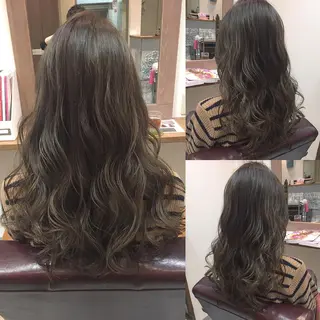 ロング カラー hair salon Ranun髪質改善のヘアスタイル