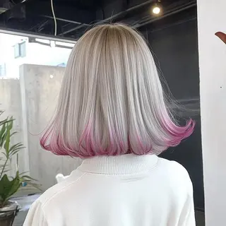 カラー corazon ブリーチのヘアスタイル
