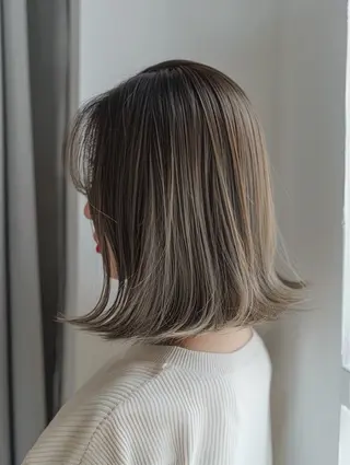 ミディアム NANAMI/海外風 レイヤー/ボブのヘアスタイル