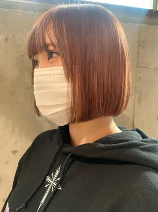 ミディアム カラー AO所属・RISAKO 艶髪モテヘア🎀府中のヘアスタイル