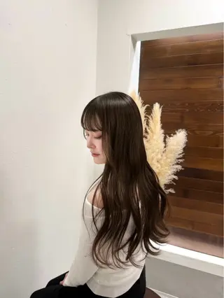 カラー ayano/ 艶カラー✨/韓国風のヘアスタイル