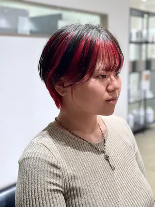 ショート カラー Hirose Ryoのヘアスタイル