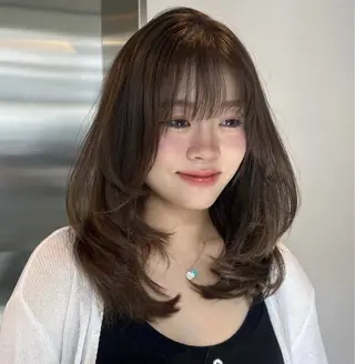 セミロング ICY表参道所属・ERIKA YAMAMOTOのヘアスタイル