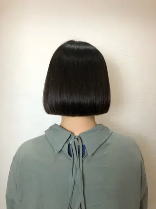 ショート 縮毛矯正&髪質改善/ きょうの🐺のヘアスタイル