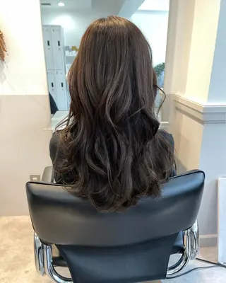 ロング 木下英治/ウルフ /レイヤー/銀座のヘアスタイル