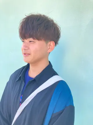 カラー パーマ レイヤーカット ♥kanaのヘアスタイル