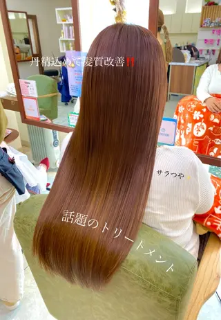 ロング カラー ヘアアレンジ キッズ マツエク・マツパ 仙台/本町/美容室 /髪質改善/SAGAのヘアスタイル