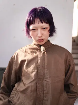 ショート カラー デザイン/レイヤー Kaito🐩/栄のヘアスタイル