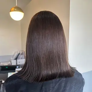 ミディアム カラー basho岡本 菜那のヘアスタイル