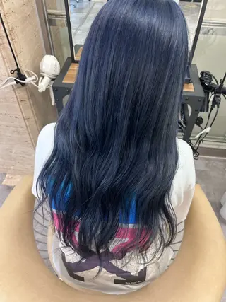 ロング カラー ヘアアレンジ SIGMA LATTE所属・光岡 光のヘアスタイル