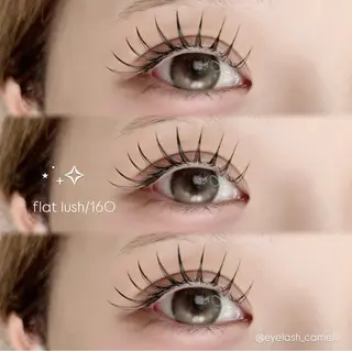 マツエク・マツパ 【那覇/束感まつ毛】 ｷｬﾒﾙのマツエク・マツパデザイン