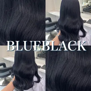 セミロング 寒色＆ブリーチ特化 寒色MiOのヘアスタイル