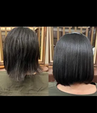 ミディアム 🌸栄/髪質改善専門 ayaka💇‍♀️のヘアスタイル