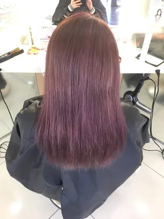 ロング カラー 髪質改善 頭身浴/ 中田のヘアスタイル