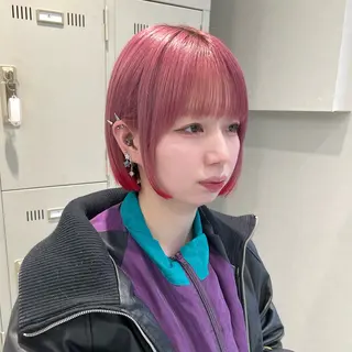 カラー ハイトーン/レイヤ ーTENSHOのヘアスタイル