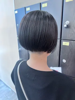 ショート VISAGE Quon所属・ボブ/レイヤー/ 透明感カラー/月島のヘアスタイル