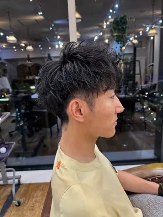 パーマ メンズ 🐋湊 ゆうき /ショートカット🫧のヘアスタイル