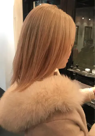 ミディアム カラー tonari 梅田、中崎町のヘアスタイル