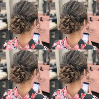 セミロング ヘアアレンジ 🌷MAYU 🌷のヘアスタイル
