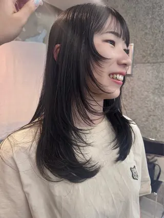 ロング カラー ヘアアレンジ casey mayuのヘアスタイル