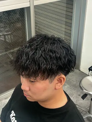 ショート パーマ メンズ お悩み解消✨/ メンズパーマ✨/直樹のヘアスタイル