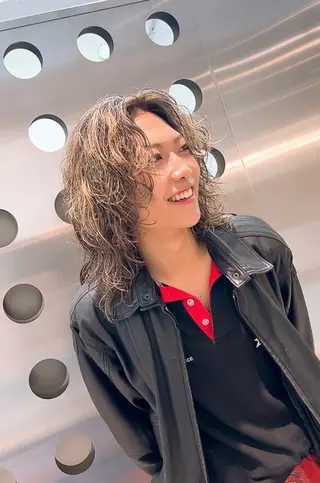 ミディアム 堀江 /木下椋麻のヘアスタイル