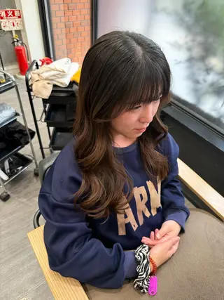 ロング 艶髪レイヤー上田 紗也🇰🇷💗のヘアスタイル