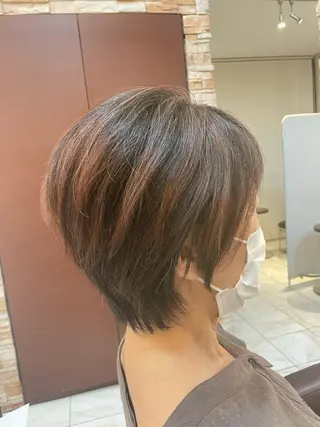 ショート 新籾 尚哉のヘアスタイル