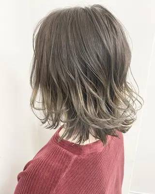 ミディアム カットモデル募集🌈 北千住のヘアスタイル