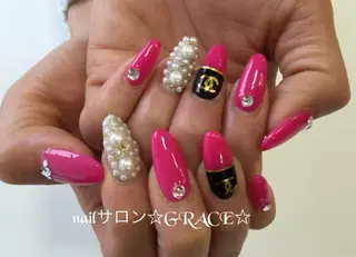 ロング ネイル grace グレースのネイルデザイン