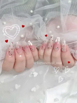 ネイル 🎀Mai 🎀2/9空✩.*のネイルデザイン