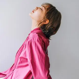 ショート カラー FERIA  fam 桃山台　　菊田彩花のヘアスタイル