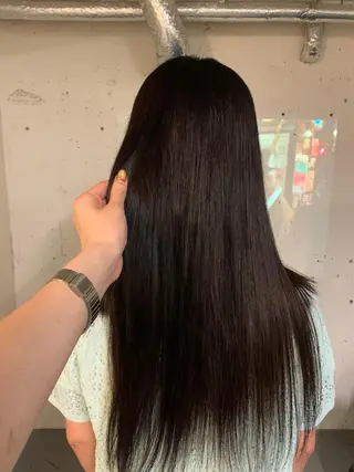 セミロング カラー ハッシュカット/ MAYAのヘアスタイル