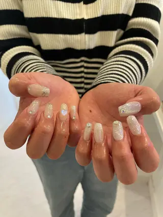 ネイル 束感まつ毛/ネイル/ LED♥KIRARAのマツエク・マツパデザイン