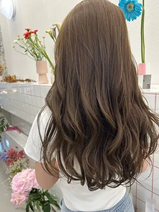 ロング 名古屋/伏見/花屋 併設/不破新のヘアスタイル